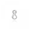 Pandora 298820c01 Moment Sparkling Infinite Silver Earrings