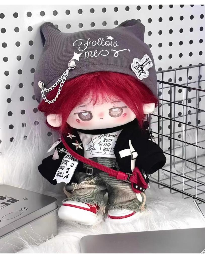 Original Plush Clothes for Plushies, Doll Clothes for 202530cm Dolls, Everyday Clothes for Dolls (5 Pieces, 30cm) [Used]