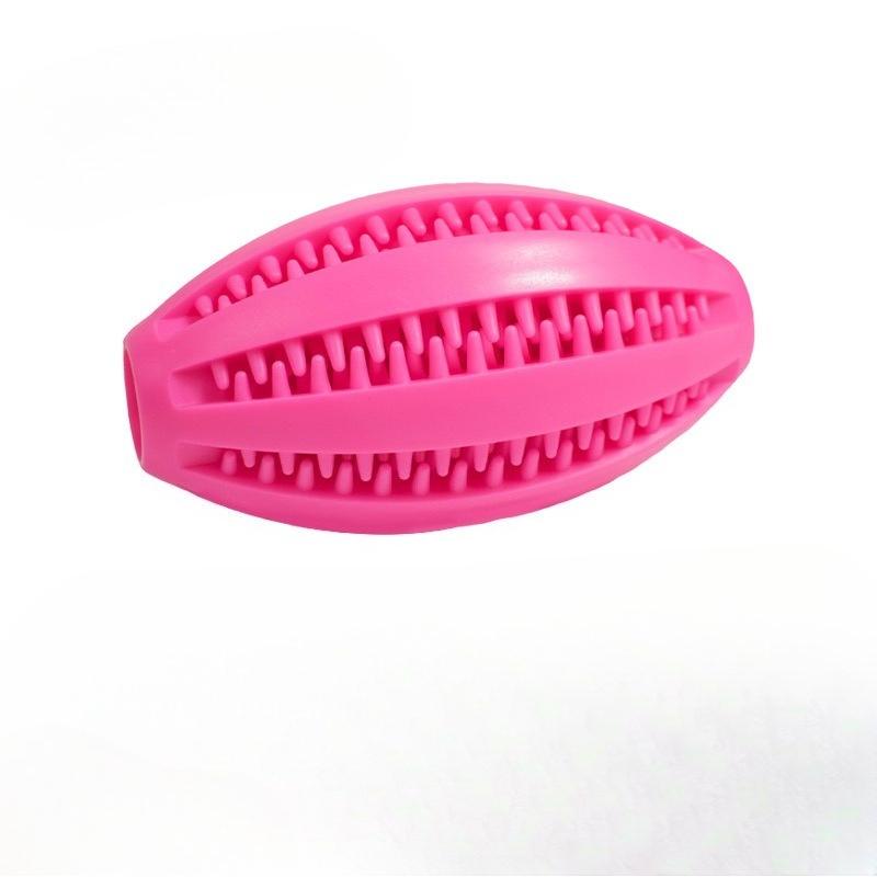 

Саморазвлекающийся и Скучный Мяч для Лакомств, Жевательный Прорезыватель, Резиновый Эластичный Мяч, Игрушка для Бордер Колли, Интерактивный Мяч-Дразнилка для Собак Small розовый