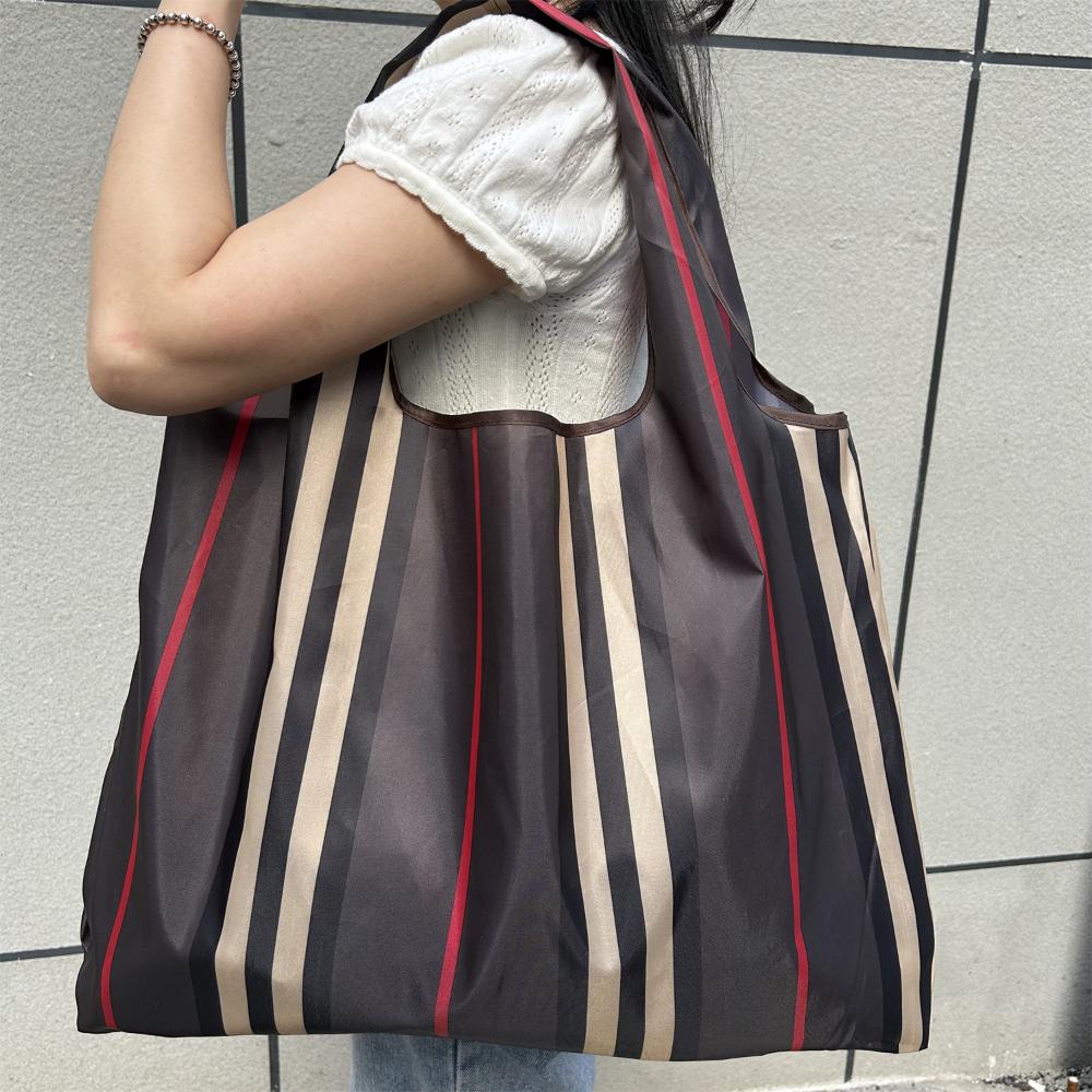 

Eco Friendly Grocery Bag Sustainable Reusable Handbag Waterproof Travel Shoulder Bag Large Capacity Oxford Cloth Tote