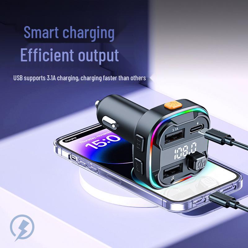 Multifunctional Bluetooth FM Transmitter & Car Charger with MP3 Player