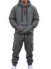 2025 Men's Multi-Pocket Casual Sports Half-Zip Hoodie Set