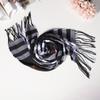 Stylish British Plaid Cashmere-Feel Scarf for Men & Children - Autumn/Winter Warm Shawl & Snood