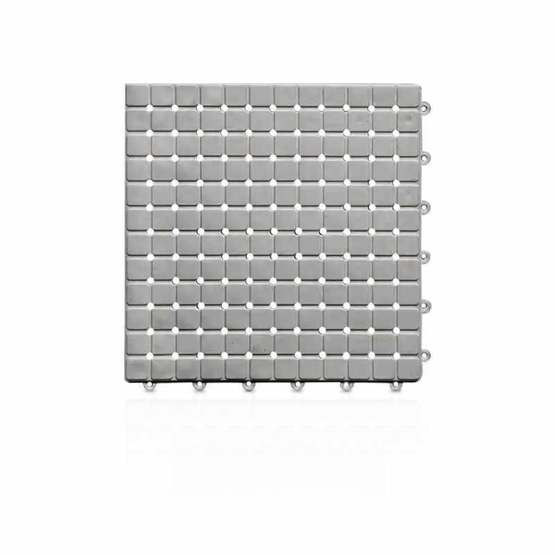 30x30cm Quadratische Badezimmer-Rutschmatten Duschraum-Bodenmatte Schwimmbad Hohl-Verbindung Wasserabdichtung Badedusch-Fußmatten Zuschneidbar Entwässerungs-Bodenmatte