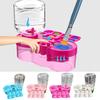 Paint Brush Cleaner Portable Paintbrush Cleaning Tool with Water Circulation Brush Washer Painting Station with Brush Holder And Palette for Beginners
