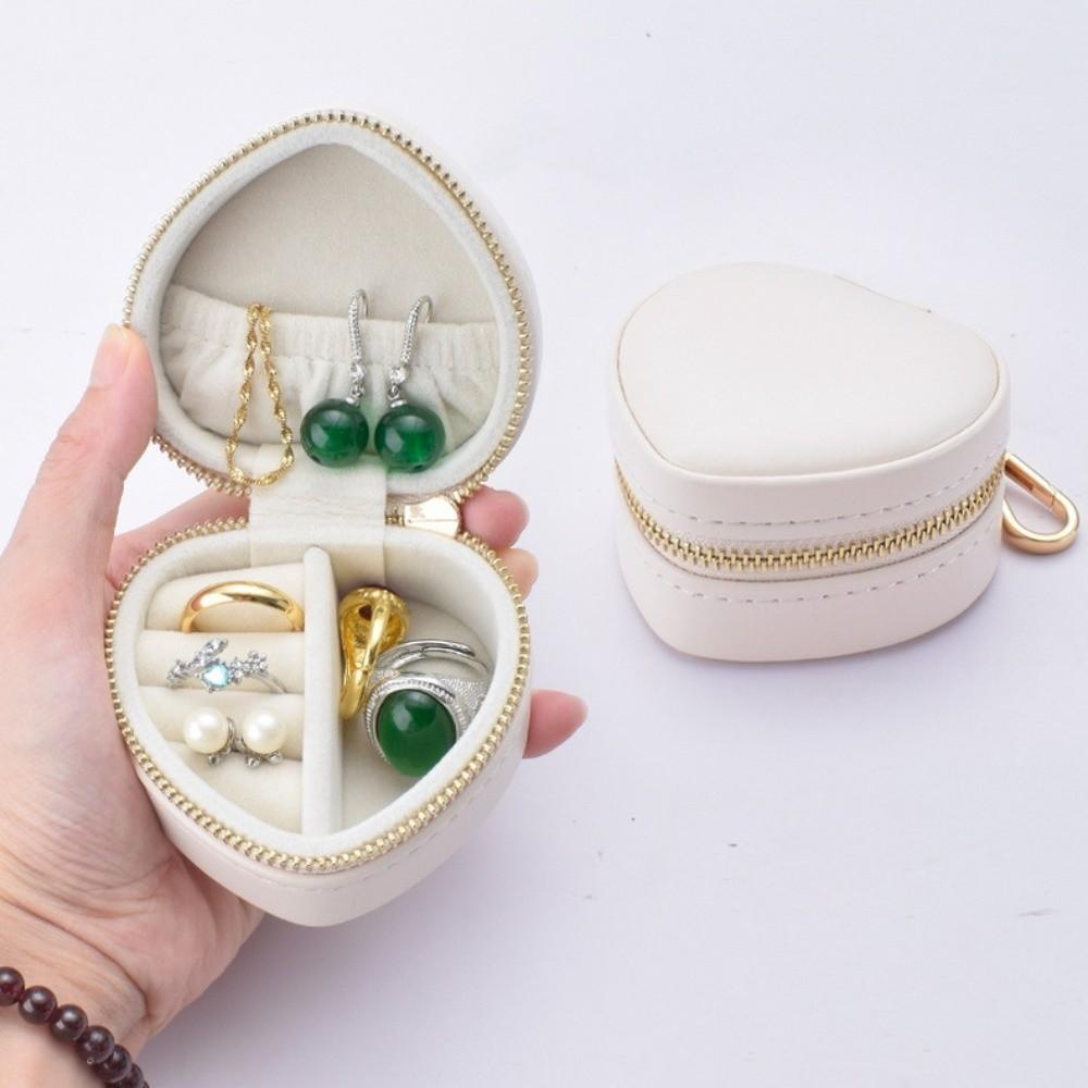 Mini Portable Ring Box Jewelry Display Travel Bag Pendant Multipurpose Jewelry Box Keychain  Gifts
