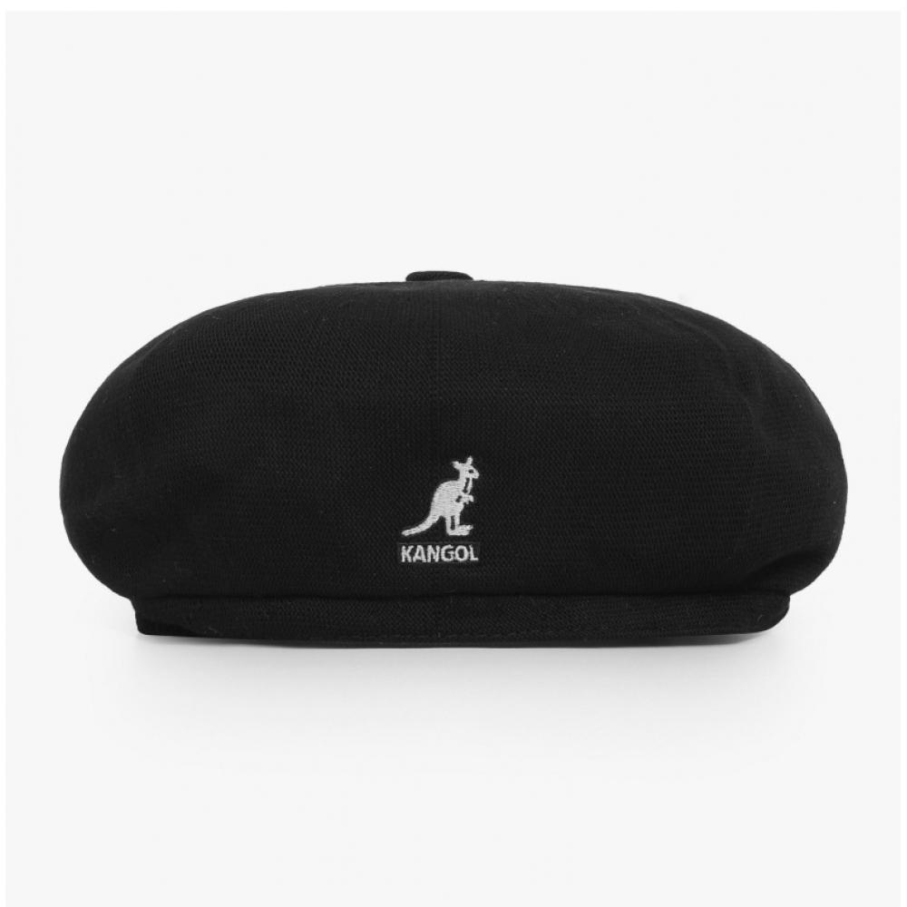 Kangol K3217ht Black Bamboo Hawker Wool News Boy Cap Octagonal Hat