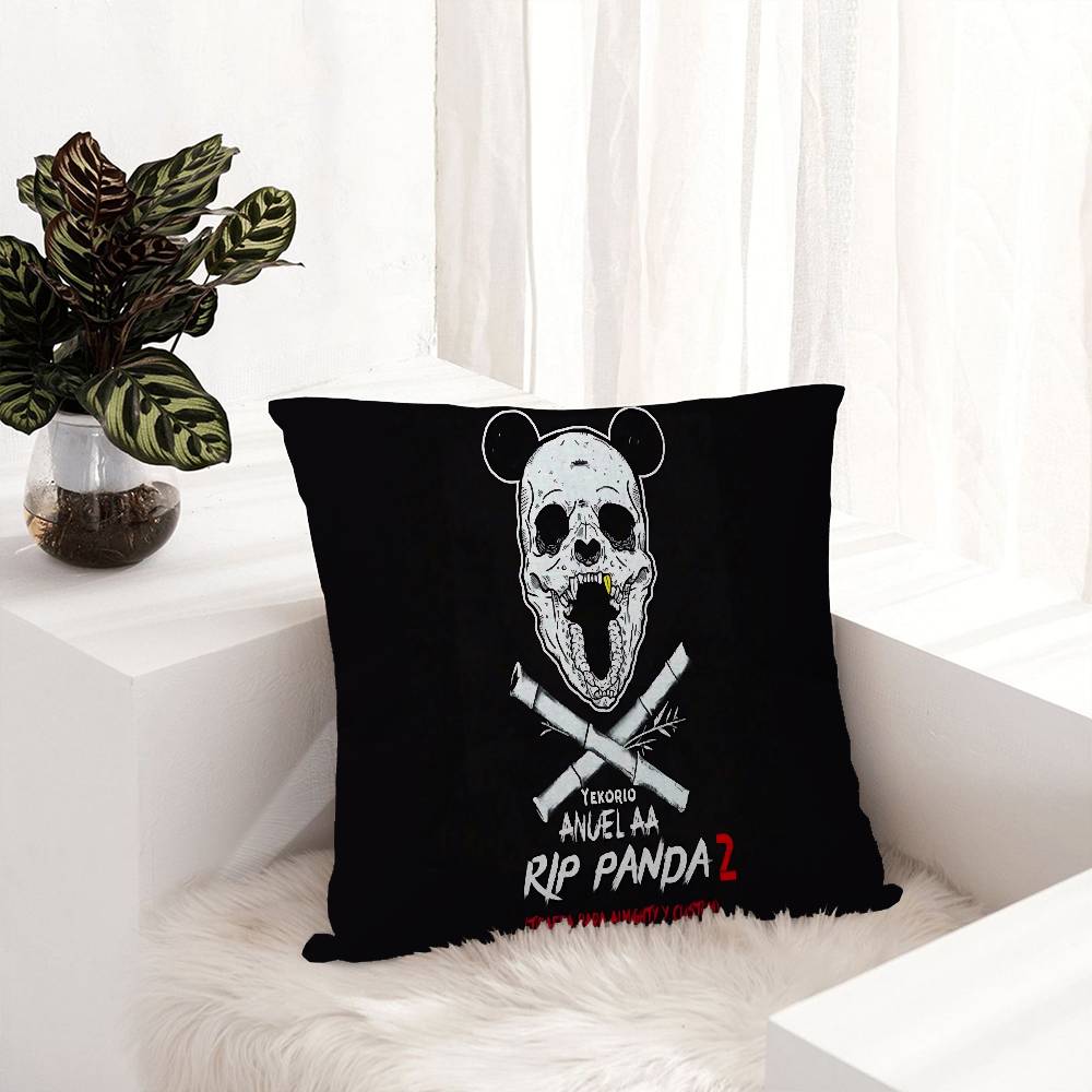 Classic Rapper Anuel AA Music Cushion Cover Pillowcase Upholstery Sofa Throw Pillow Home Decor Pillowcas