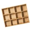 12 Grids Action Figure Wooden Storage Shelf Figure Wood Shadow Box Shelf Organizer for Bedroom