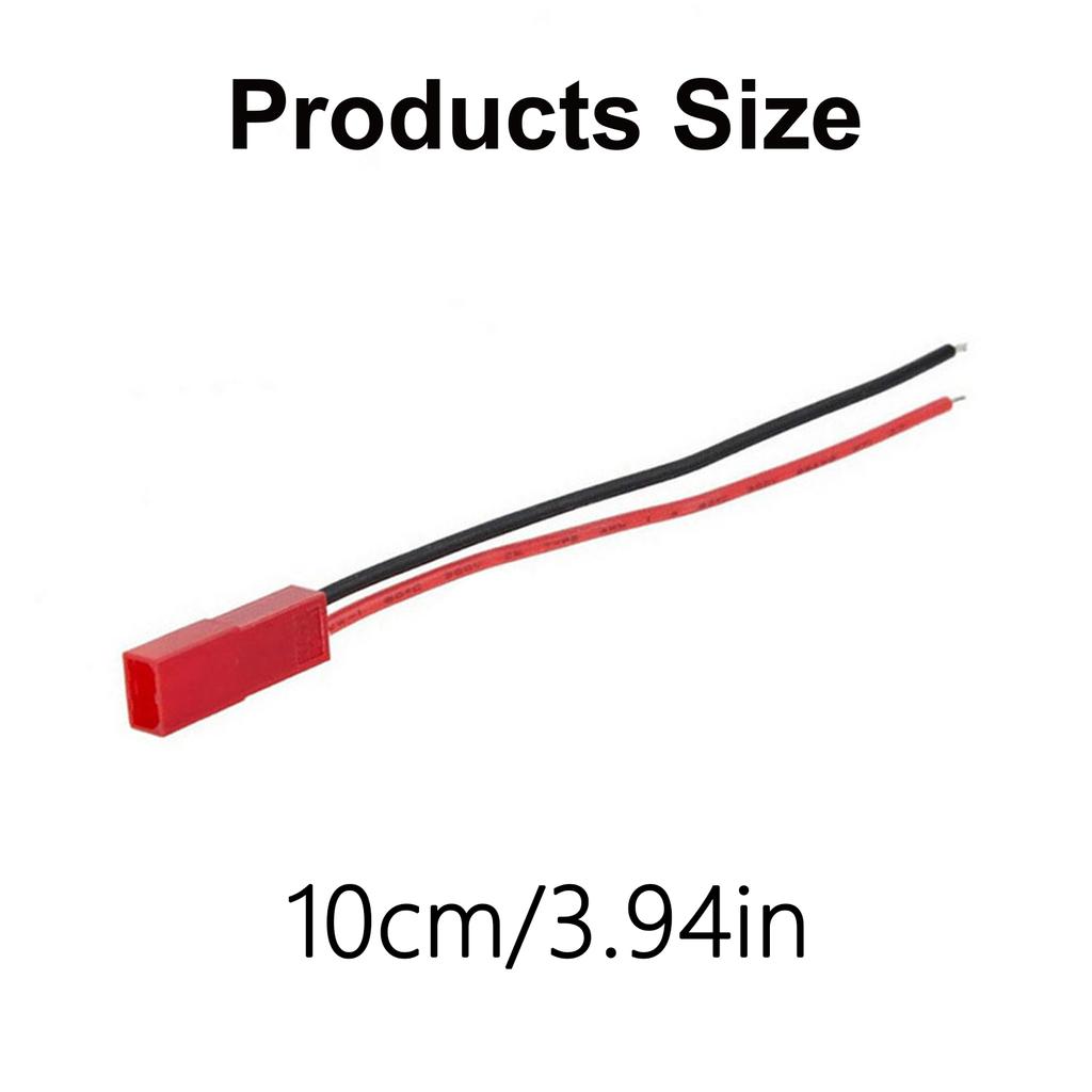 Pack of 15 Pairs JST Connector Cable Set 2P 10cm JST Wire Connectors Upgrades for LED Lighting & Electronic Devices