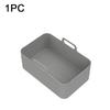 Silicone Air Fryer Liner Reusable Silicone Pot Grill Pan Baking Basket Tray Kitchen for Dual Air Fryer Accessories