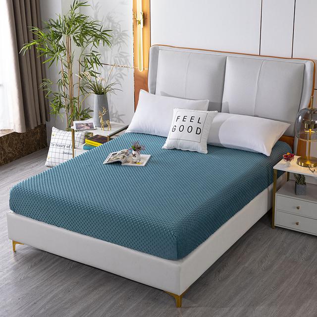 Přehoz na postel Hřejivý plyšový Prostěradlo s gumou Prostěradlo s gumou Silný Pro jednolůžko Dvojlůžko Queen King Postel