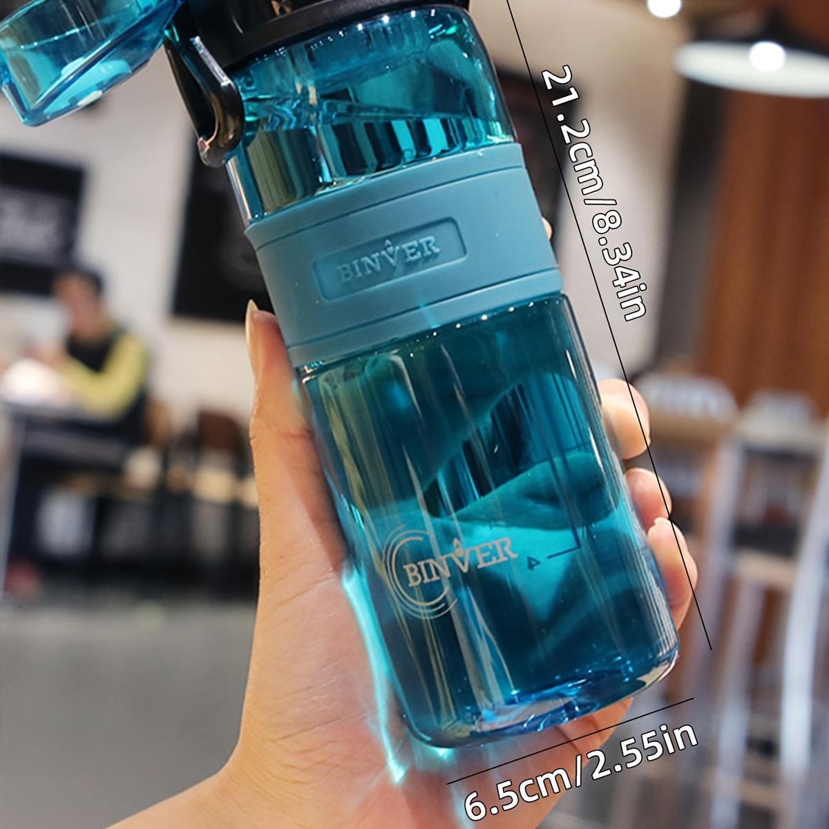 

1 шт. 500 мл портативная спортивная бутылка для воды, прозрачная пластиковая кружка для воды с ручкой, подходит для походов на открытом воздухе, занятий спортом и фитнесом, ежедневного использования в помещении