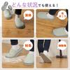 Room Shoes Mop Slippers Cleaning Slippers Slippers Cleaning Cleaning Slippers Washable Size Brown with [Kind Slipper] (L Heels)