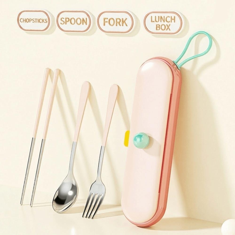 304 Stainless Steel Cutlery Durable Reusable Utensils Travel Cutlery Office Lunch