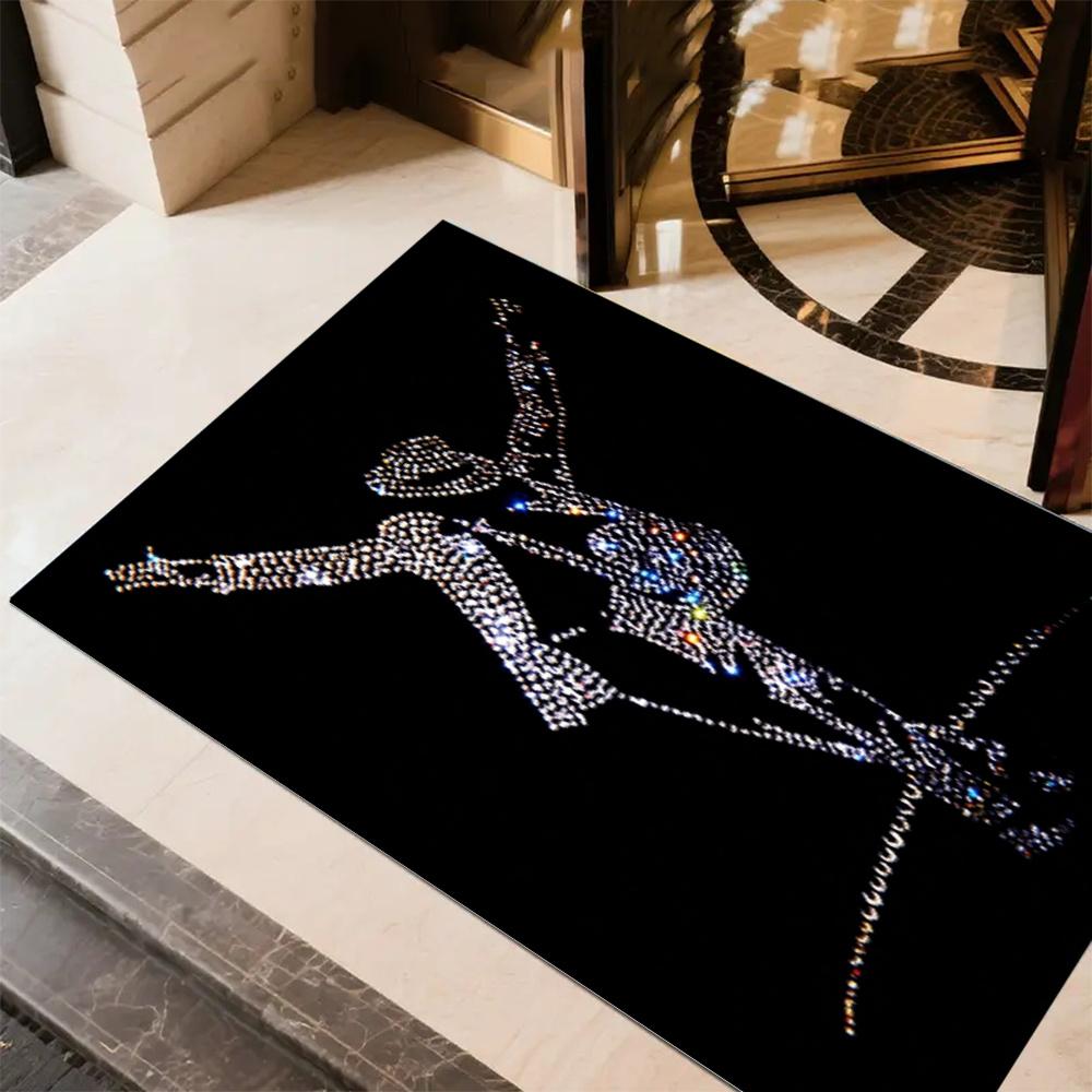 Michael Jackson Dance Pose Floor Rug Office Rug Suitable For Kitchen Game Room Entryway Dormitory Antislip Carpet Office Home Decor