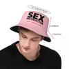 Kohandatud roosa seksiõpetaja ämbrikübar Naistele Unisex Mood Suvine Beach Sun Fisherman Cap