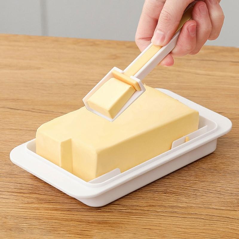 Mehrzweck-Butterdose Praktisch für Küchenutensilien Aufräumen Haushaltsaufbewahrungslösung und Leicht zu reinigen