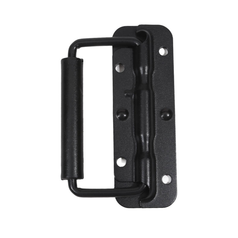 1PC Toolbox Spring Folding Handle Tool Creative Heavy Duty Chest Cabinet Surface Mounted Spring Loaded Handle