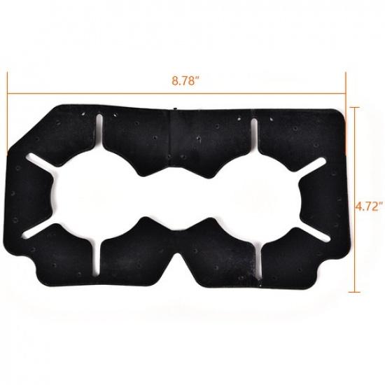 Black Fit For Honda Ridgeline Center Console Cup Holder Foam Sheet Retain US