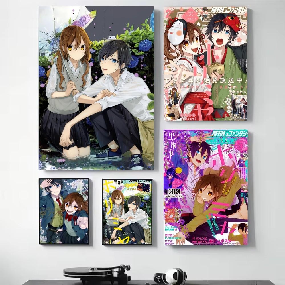 1pc Hot Anime Figure Horimiya Aesthetics Manga Cover Poster HD Posters Home Room Bar Cafe Decor Art Wall Painting Picture
