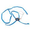 Reptilien Geschirr Leine 1,2m Verstellbar für Eidechse Outdoor Spaziergang Nylon Schnur Metallverschluss Passt Brustumfang Unter 23cm 0,7cm Breite Schnell