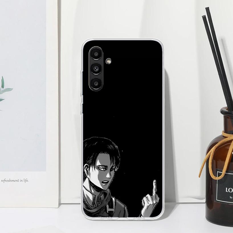 Attack-Titan Levi Phone Case For Samsung Galaxy A17 A37 A57 A16 A26 A36 A56 A15 A25 A35 A55 A14 A24 A34 A54 A13 A23 A33 A53 A07