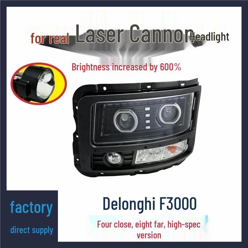 LED Bi-Xenon Headlights for Shaanxi Delong F3000 and M3000 Trucks - Four High/Low Beams
