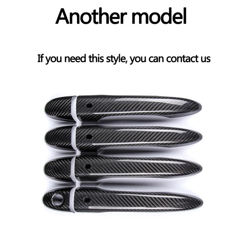 Genuine Carbon Fiber Door Handle Cover for Maserati Ghibli 2014-201720182019