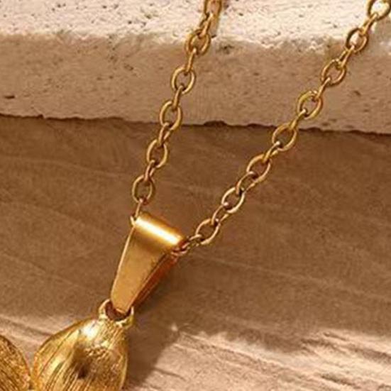 Blomsterkjede for kvinner Metallblomstanheng Kjede Hypoallergenisk smykke for bryllup, bursdag, jubileum