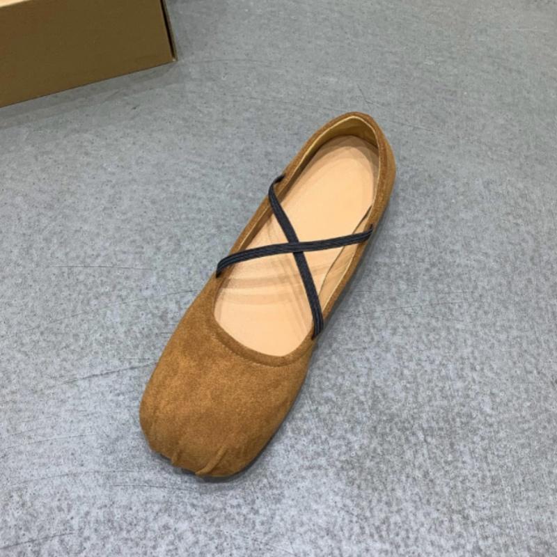 Fashion Bailamos New Brand Women Flats Fashion Square Toe Shallow Mary Jane Shoes Soft Casual Ballet Shoes Slingback Shoes