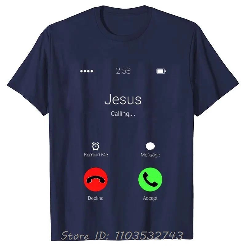 Jesus Print T-shirt Christ Casual Short Sleeve Men's Clothing Fitness T Shirt Harajuku Streetwear Funny Cotton Tshirt Tops