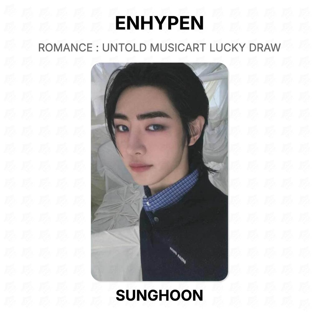 ENHYPEN ROMANCE : UNTOLD MUSICART LUCKY DRAW Official Photocard