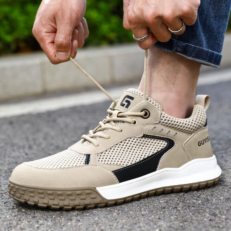 Arbeitsversicherungsschuhe, bruchsicher, durchstichfest, verschleißfest, rutschfest, Sicherheitsarbeitsschuhe für Männer