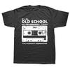 Lustige Kassettentape Kopfhörer Old School DJ T-Shirts Grafik Baumwolle Streetwear Kurzarm Geburtstagsgeschenke Sommer Style T-Shirt
