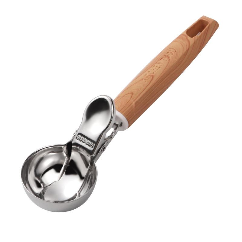 Creative Multifunctional Pop-up Ice Cream Fruit Ball Scoop