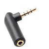 Wearproof 90 Degree Right Angle 3.5mm Angle Male To Female Headphone Adapter
