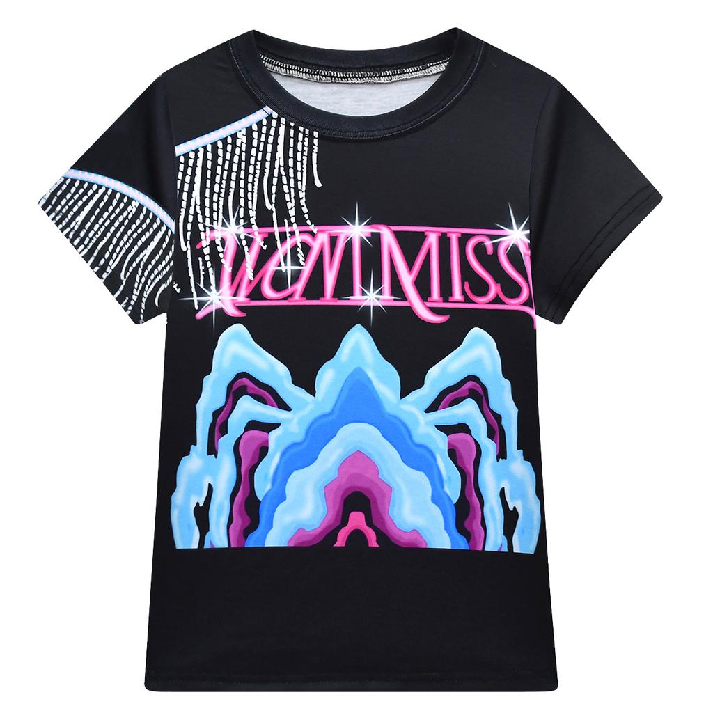 Mädchen Anzug Rock Mode Kurzärmlig Süß Einfach Bekleidungssets Mädchen