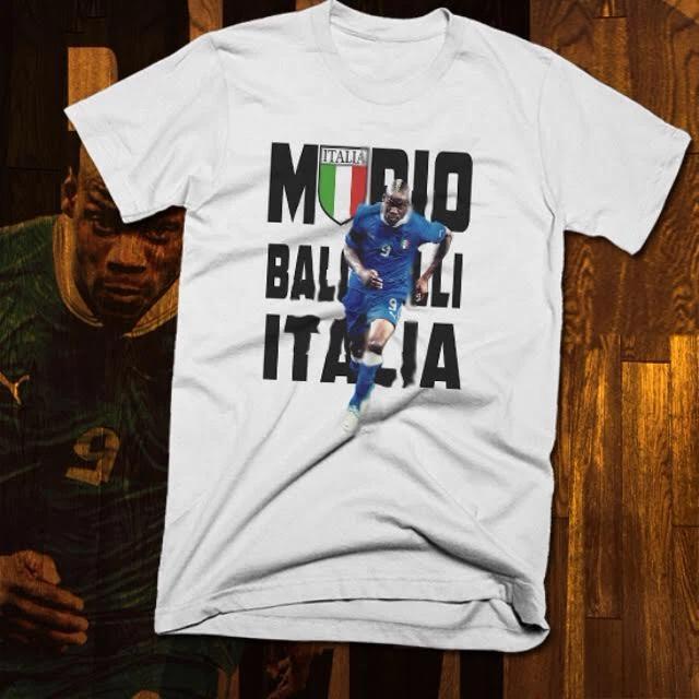 Футболка S-3XL Марио Балотелли Африканская Итальянская Футбольная Звезда, Чемпионат Мира 2XL