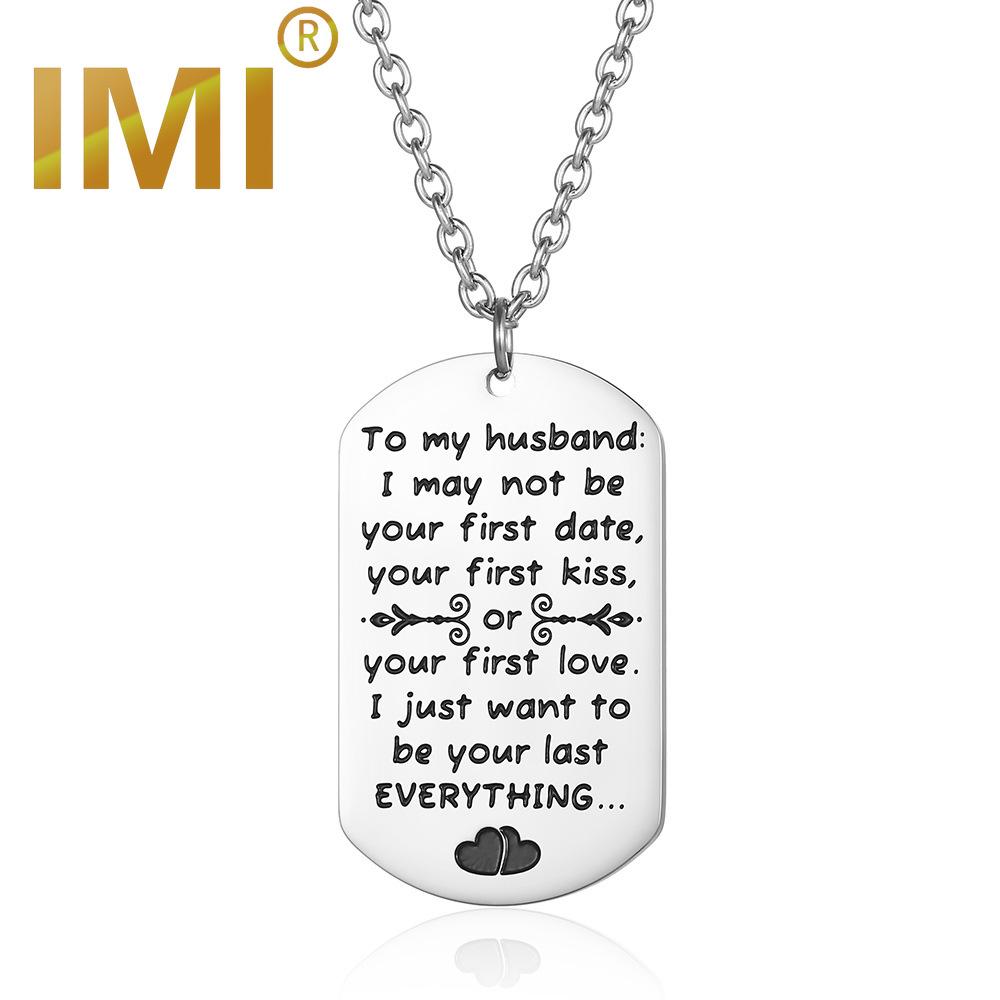 

Ожерелье IMI Confession из титановой стали, модная индивидуальная военная брендовая подвеска, толстовка, цепочка