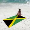 Jamaica Towel Quick Dry Absorbent Beach Towel for Sports, Fitness, Swimming and Outdoor Activities