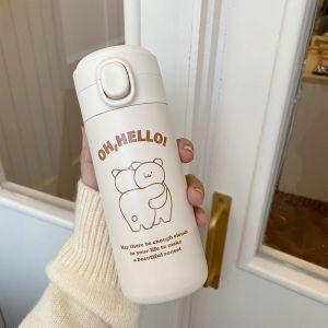 320/420ml Male and Female New Stainless Steel Insulated Bottle Portable, Lightweight, Sealed Coffee and Milk Water Cup