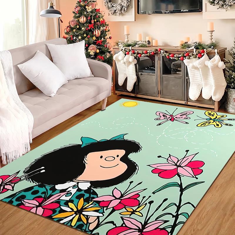 1PC Mafalda Rug - home decoration Carpet For Living Room Bedroom Flooring Computer Chair Area Rug