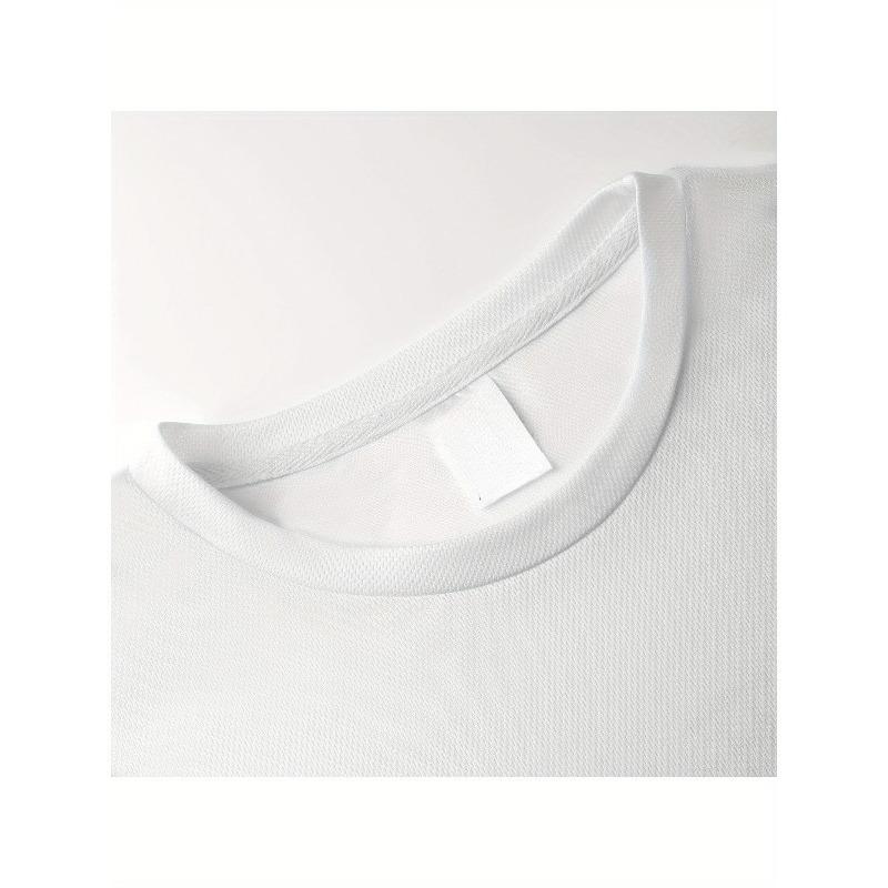 Taglie europee [T-shirt da uomo con stampa di lettere] T-shirt estiva da uomo a maniche corte con motivo a stampa di lettere