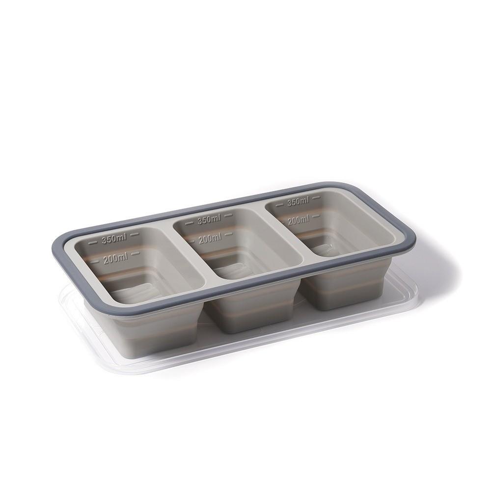 Reusable Silicone Freezer Tray with Lid Soup Cubes Tray New Silicone Freezer Mold  Freezer Use