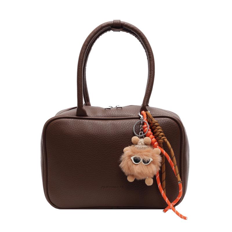 Autumn/Winter Large Capacity Niche Design Bowling Handbag - High Quality & Stylish