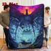 Giant Spider and the Hobbit 2D Flat Pattern Flannel Blanket High quality All Seasons Warmth and Comfort Perfect for Christmas Gifts.MMT0918626