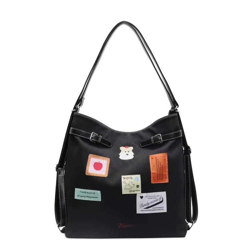 

Сумка Женская Новая Мода Сумка-тоут Повседневный Рюкзак Большой Вместимости чёрный