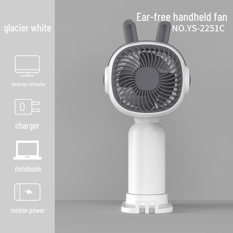 New Flower Mini Portable USB Handheld Fan - Summer Fresh and Compact Electric Fan