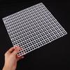 8pcs 30x30cm Aquarium Bottom Filter Mesh Partition Dividers Grid Filter Plate Fish Tank Bottom Isolation Board, 0.39 Inch Hole